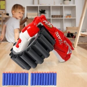 Amazing Toy Gun, Gun For Children, 20 Soft Bullets (1 Set)