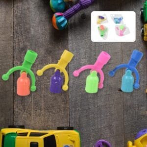 Bell Shape Pencil Top Promotional Toys (1 Pc / Mix Colour & Design)