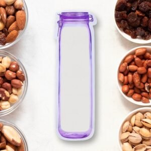 Food Storage Bag Bottles Shape Ziplock Bags Reusable (1 Pc / 500 Ml)