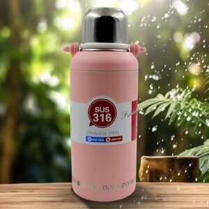 Stainless Steel Tumblers 316 Stainless Steel, Vacuum Insulated Cup / Bottle, Portable Travel Kettle / Water Bottle With Handle, Outdoor Large Capacity Sports Kettle Cups / Bottle (1300 Ml)