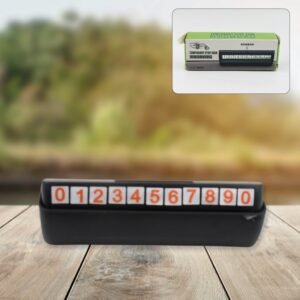Temporary Car Parking Mobile Number Display With Magnetic Numbers Stickers (1pc)Â