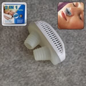2 In 1 Anti Snoring And Air Purifier Nose Clip Anti Snoring Device (1 Pc / With Plastic Case)