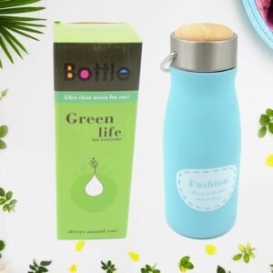 Stainless Steel Water Bottle With Handle, Fridge Water Bottle, Stainless Steel Water Bottle Leak Proof, Rust Proof, Hot & Cold Drinks, Gym Sipper Bpa Free Food Grade Quality, Steel Fridge Bottle For Office / Gym / School (360 Ml)