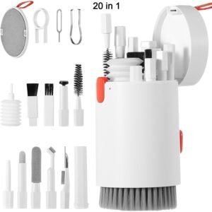 Keyboard Cleaner Kit, 20-In-1 Laptop Phone Screen Cleaning Kit, Keyboard Cleaning Kit With Electronic Cleaning Brush Spray For Airpods Pro,  Iphone Pro, Camera, Computer Cleaningâ