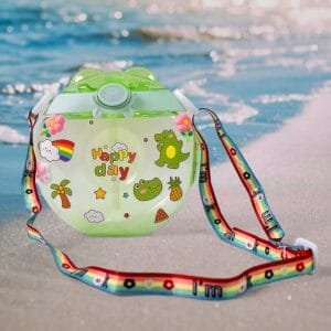 Donut Water Bottle Sipper Bottle (1 Pc / 400 Ml Approx)