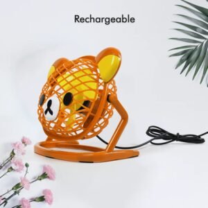 Teddy Bear Portable Fan Adjustable Usb Fan Suitable For Home , Office , Car, & Multi Use Fan