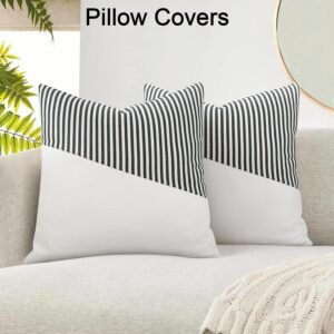 Decorative Pillow Covers Cushion Cases Soft Cotton (26 Ã— 26 Inch / 1 Pair / 2 Pc)