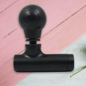 Black Mini Pocket Size Massager, Full Body Massager, Cordless One Button Operation For Body Pain & Relaxation
