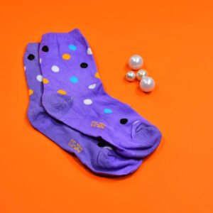 1 Pair Socks Printed Trendy Multiple Designer Socks  (1 Pc / Mix Design)