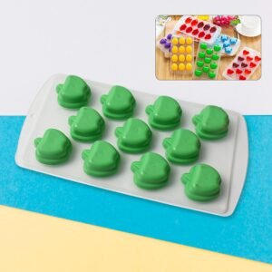 Silicone Mold Ice Cube Tray Creative Sweet Multi Type Ice Tray , Ice Cube Trays Multi Fruit Shape Ice Tray (1 Pc)