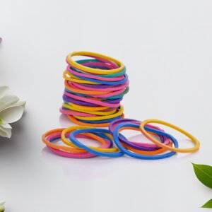 Strong & Reusable Rubber Bands: Multicolor For Office, Home & School (1.5 Inch 100 Gm)