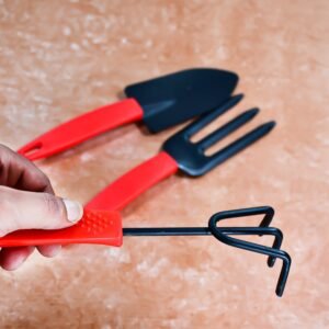 3pcs Small Sized Hand Cultivator, Small Trowel, Garden Fork
