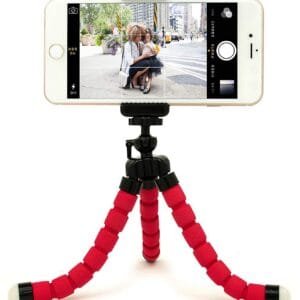 Portable Mini Octopus Tripod Stand With Phone Holder For Live Selfie, Mobile Phone Portable And Adjustable Stand
