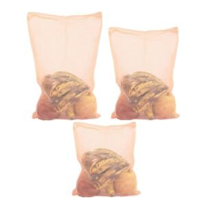 Fridge Bags For Fruits And Vegetables With Zip Net (Multicolour)