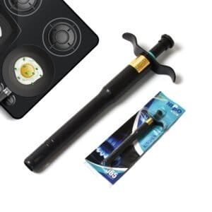 Stainless Steel Black Gas Lighter For Kitchen Gas Stove, Long Lasting, Unbreakable Lighters For Gas Stoves, Restaurants & Kitchen (1 Pc)