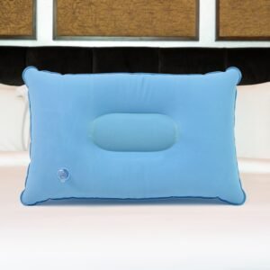 Comfortable Inflating Travel Pillow (34—21 Cm / 1 Pc / Mix Color)