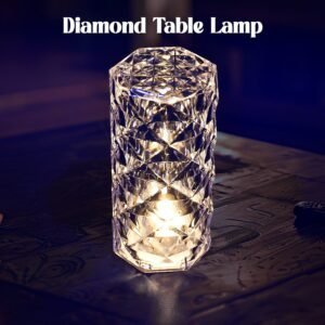 Diamond Table Lamp Candles For Home Decoration, Crystal Candle Lights