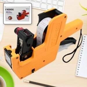 Hand Held Plastic 8 Digits Price Label Tag Gun Widely Used In Departmental Stores And Markets For Price Tagging Among Customers.