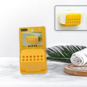 Self-Adhesive Sponge And Soap Holder | No-Drill Sink Organizer & Multipurpose Kitchen Caddy