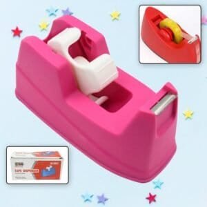 Plastic Tape Dispenser Cutter For Home Office Use, Tape Dispenser For Stationary, Tape Cutter Packaging Tape (1 Pc / 631 Gm)
