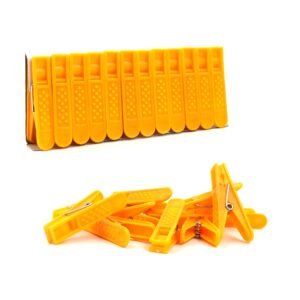 12 Pc Set Cloth Clip Used In All Kinds Of Household And Official Places For Holding Cloths And Stuffs Purposes.