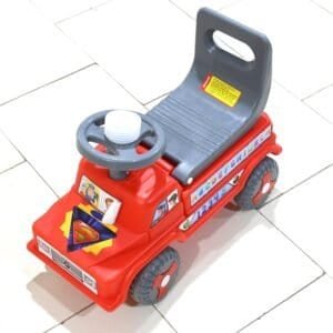 Kids Baby Ride-On Push Car With Musical Horn & Backrest Perfect Toy For Toddlers