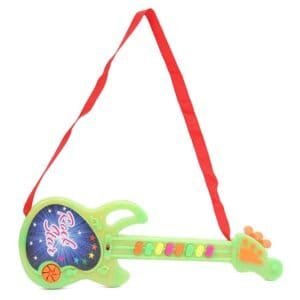 Mini Guitar Colorful With Delightful Music