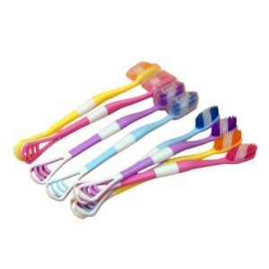8 Pc 2-In-1 Toothbrush Case For Family Use
