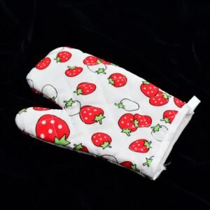 Designer Multicoloured Oven Mitt And Pot Holder