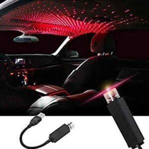 Usb Star Projector Night Light, Adjustable Romantic Interior Car Lights For Bedroom, Car, Ceiling And Party Decoration