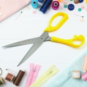 Scissors For Craft Work Paper Cutter Scissor Stainless Steel All Purpose Ergonomic Comfort Grip Office Scissors Craft Shears Sharp Scissors (9 Inch)