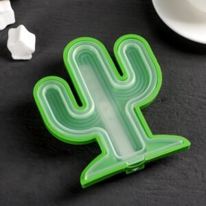 Cactus Shape Popsicle Molds - Durable Silicone Ice Cream Mould, Diy Ice Pop Kitchen Tool