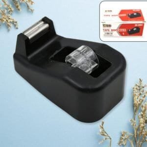 Plastic Tape Dispenser Cutter For Home Office Use, Tape Dispenser For Stationary, Tape Cutter Packaging Tape (1 Pc / 237 Gm)