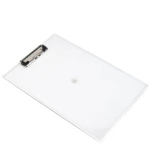 Transparent Premium Exam Pad With Centimeter Measuring Side For Students