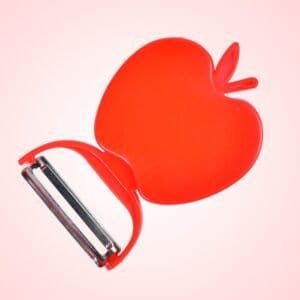 Apple Shaped Folding Peeler Vegetable Peeler For Kitchen, Home Fruit Peelers, Great For Peeling Potato, All Types Of Vegetable