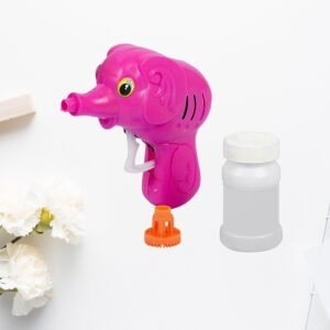 Bubble Gun Elephant Hand Pressing Bubble Gun Toy For Kids Bubble Liquid Bottle With Fun Loading