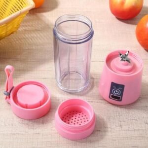 Multi-Purpose Portable Usb Electric Juicer 6-Blades, Protein Shaker, Blender Mixer Cup (380 Ml)