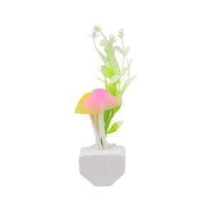 Fancy Color Changing Led Mushroom Night Light Kids Beautiful Color Led Illumination Automatic On / Off Light Sensor Night Lamp