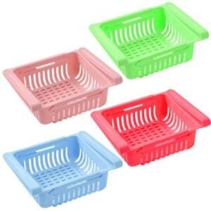 Virgin Freeze Storage Unbreakable Adjustable Basket With Extra Storage