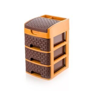 Mini 3 Layer D Storage Used In All Kinds Of Household And Official Places For Storing Of Various Types Of Stuffs And Items Etc.