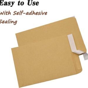 Kraft Envelopes, 16 X 14 Inch, Brown Envelopes, Envelopes, Card Envelopes, Kraft Paper Envelopes, Invitation Envelopes, Postcard Envelopes, Quick Self Seal, Stationery For General, Office (1 Pc )
