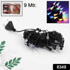 9mtr Flower Design Home Decoration Electrical Series Light Home Decoration Diwali & Wedding Led Christmas String Light Indoor And Outdoor Light ,Festival Decoration Led String Light, Multi-Color Light 1.4mm (36l 9mtr)